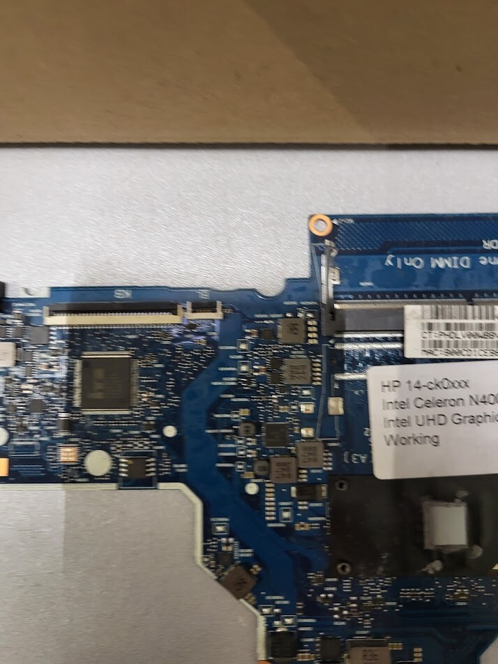 HP 14-ck0xxx Laptop Motherboard - Intel Celeron N4000 UHD Graphics 600 Working