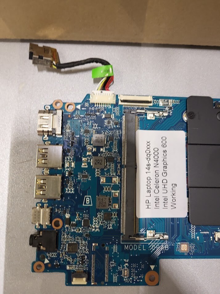 HP 14s-dq0xxx Motherboard - Intel Celeron N4000 UHD Graphics 600 Fully Working
