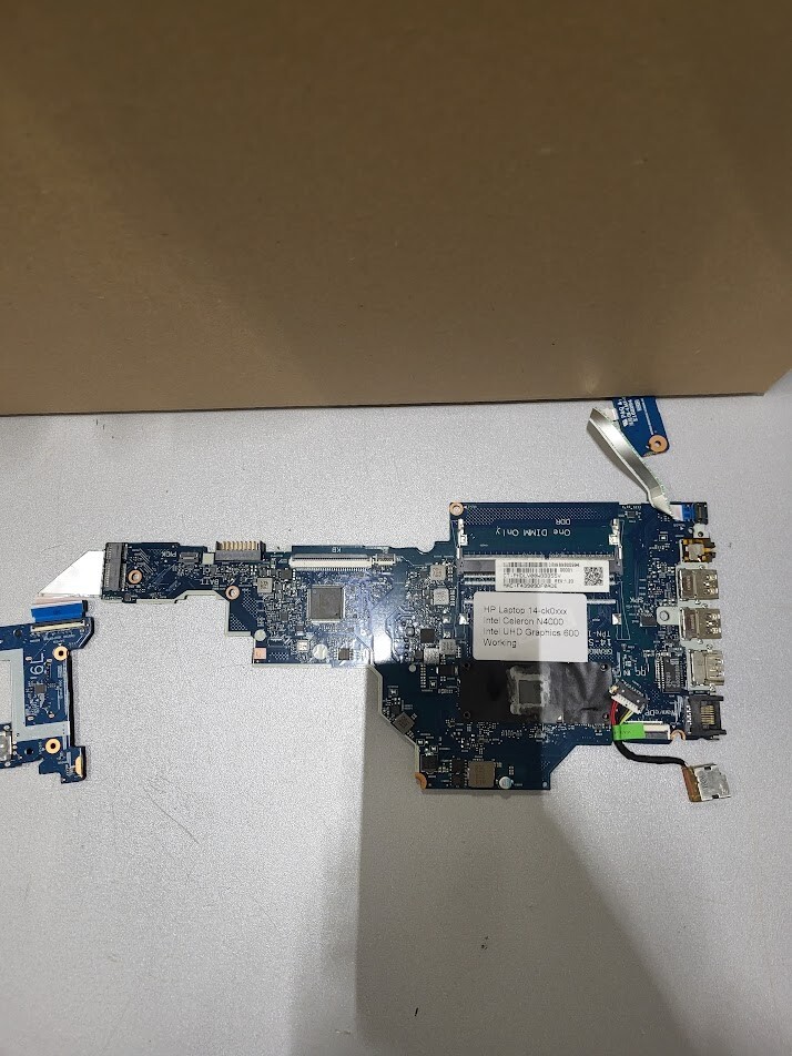 HP 14-ck0xxx Motherboard - Intel Celeron N4000 UHD Graphics 600 Fully Working