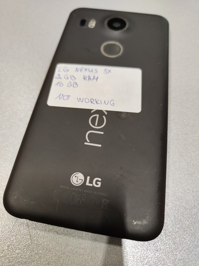 LG Nexus 5X 16GB Smartphone Black Not Working Untested For Parts