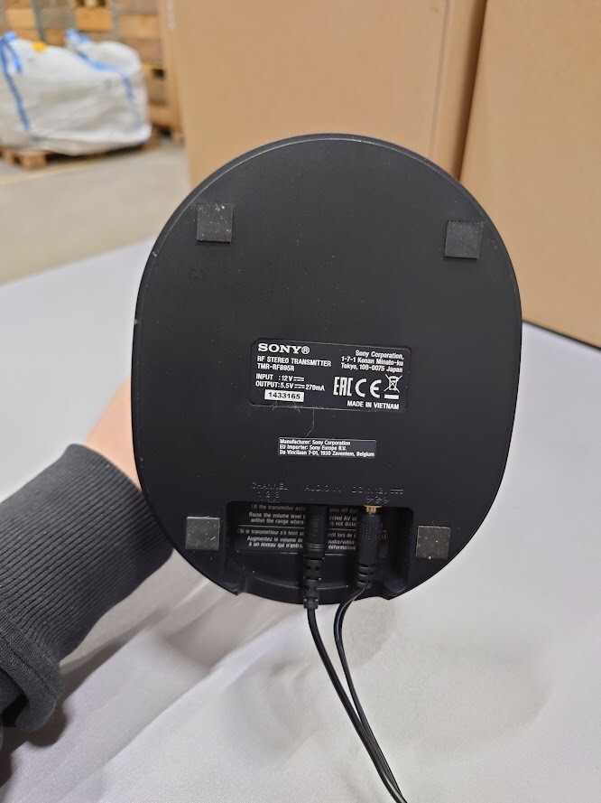 Sony MDR-RF895R Over Ear Headphones Black Not Working For Parts