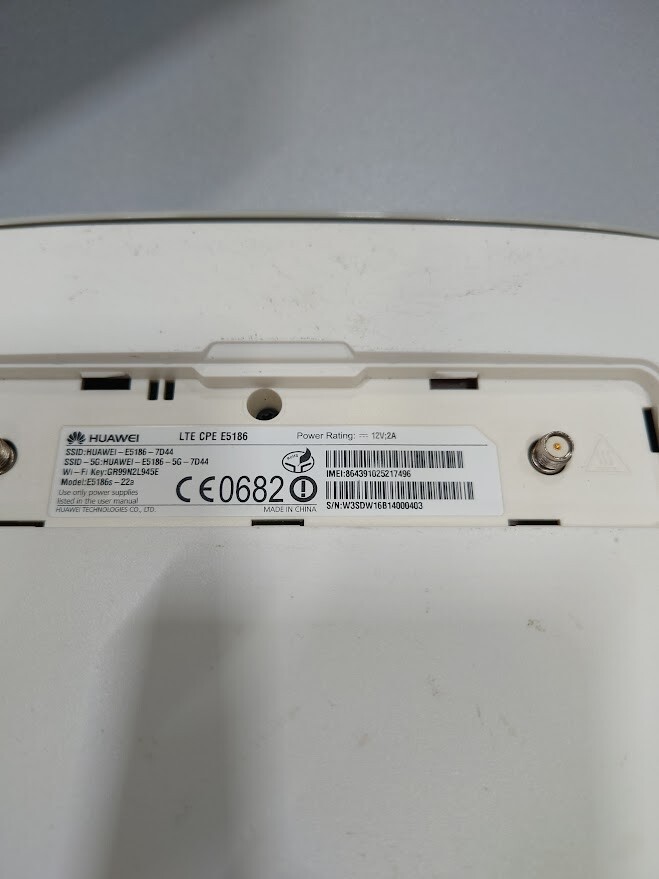 Huawei E5186s-22A E5186 4G LTE Wireless Router LTE CAT 6 300Mbps Not Working