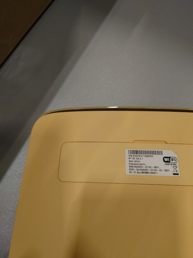 Huawei E5186s-22A E5186 4G LTE Wireless Router LTE CAT 6 300Mbps Not Working