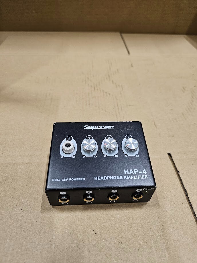 Supreme HAP-4 Headphone Amplifier - Working, Signs of Use, No Accessories