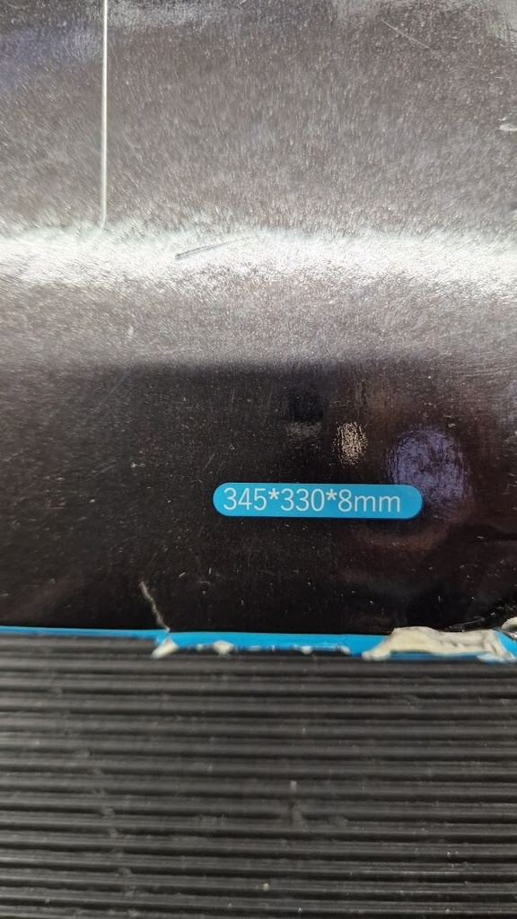 Creality Glass Build Plate 345×330×8mm - New Open Box