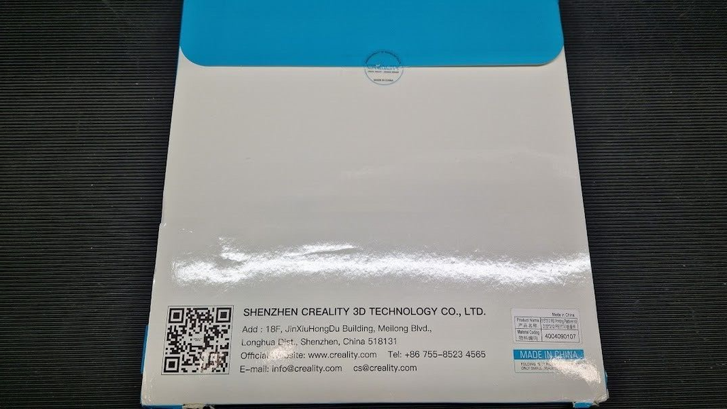 Creality Glass Build Plate 345×330×8mm - New Open Box