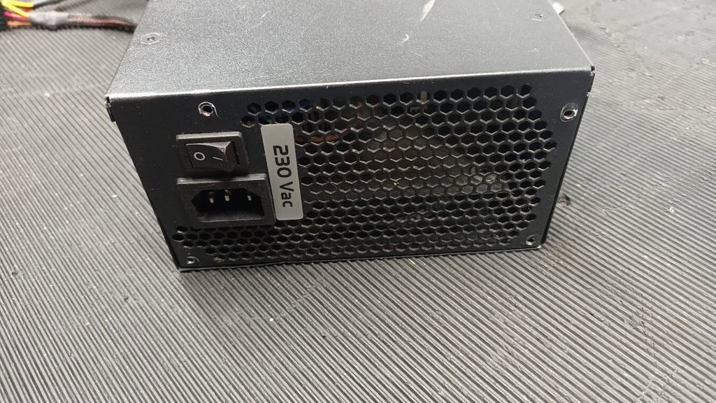 Raidmax BlackStone RX-600AF 600W Power Supply Without Power Cord Used Working