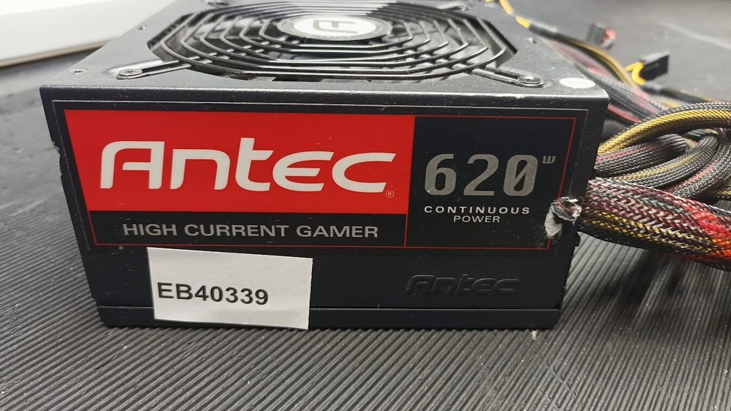 Antec HCG-620 620W Power Supply Without Power Cord Used Working