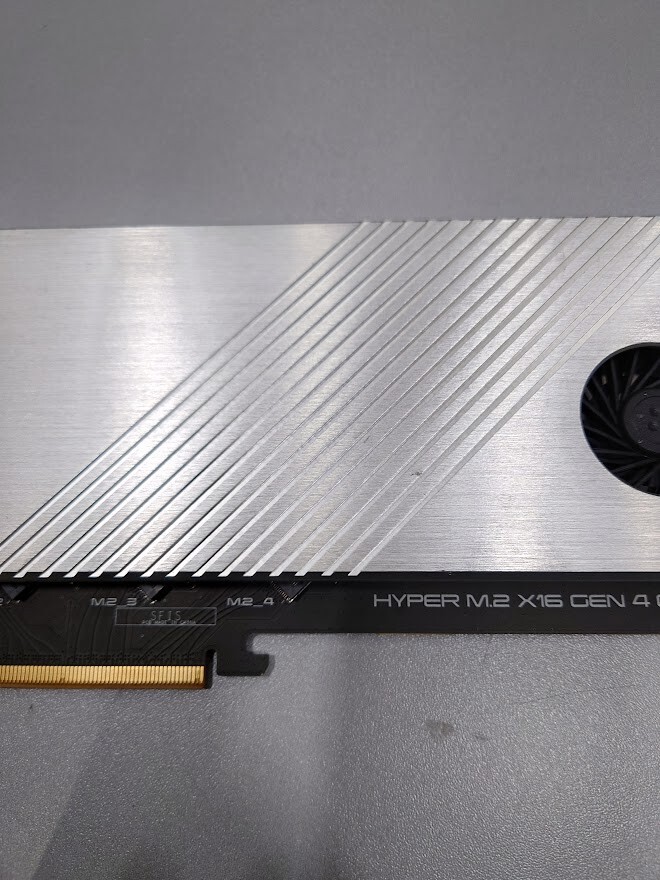 ASUS Hyper M.2 X16 Gen 4 PCIe Expansion Card Not Working For Parts