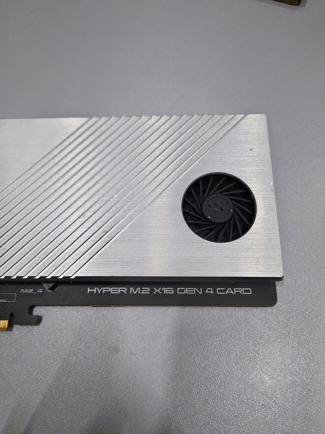 ASUS Hyper M.2 X16 Gen 4 PCIe Expansion Card Not Working For Parts