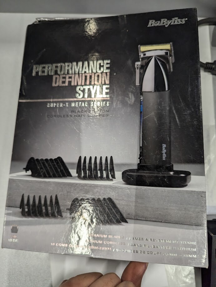 Babyliss hair clipper  T171A Performance definition style SUPER X FOR PARTS USED