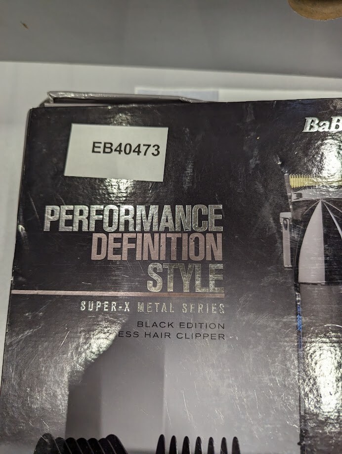 Babyliss hair clipper  T171A Performance definition style SUPER X FOR PARTS USED