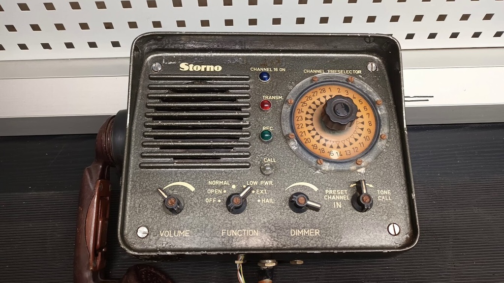 Storno Channel Preselector Radio - Used, Not Working, For Parts or Repair