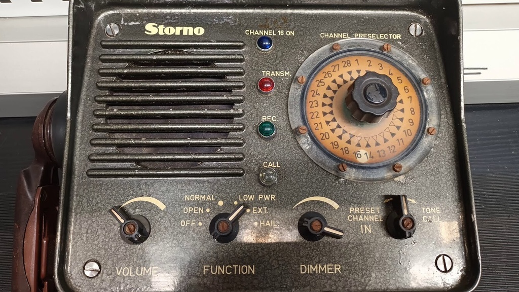 Storno Channel Preselector Radio - Used, Not Working, For Parts or Repair