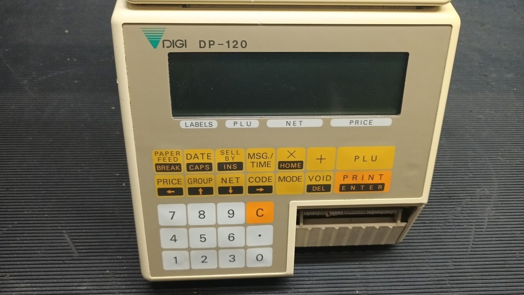 DIGI DP-120 Digital Scale - Used, Fully Working, Minor Scratches, Retail POS Sys