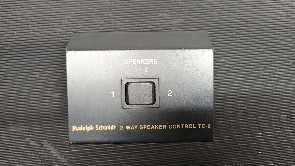 Used Rudolph Schmidt TC-2 2-Way Speaker Control - Fully Working, Minor Scratches