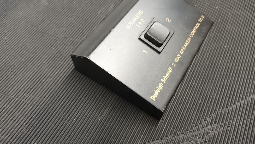 Used Rudolph Schmidt TC-2 2-Way Speaker Control - Fully Working, Minor Scratches