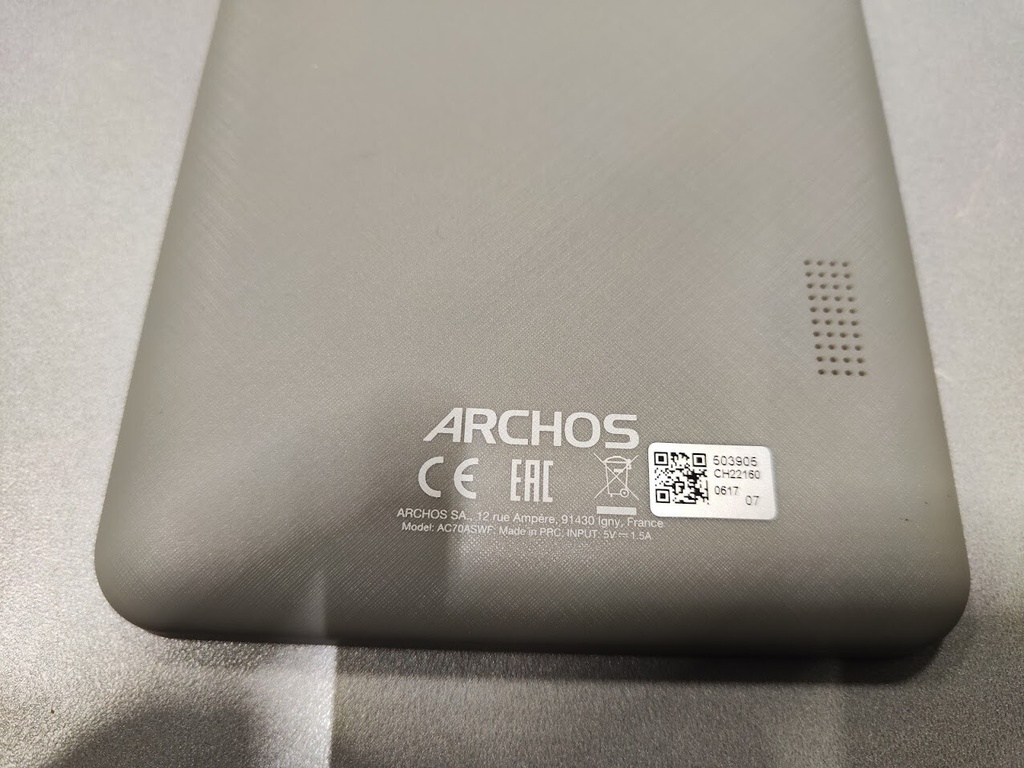 Archos T70 Android Tablet Not Working For Parts