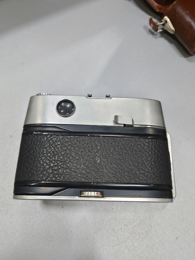 Vintage Agfa Prontor-Matic-P Selecta Camera 1:2.8/45 Germany + Case Not Working