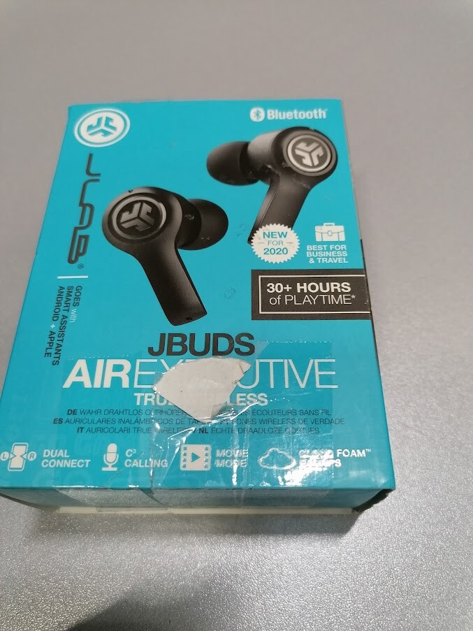 JLab Jbuds Airexecutive  Wireless Earbuds Black Not Working For Parts