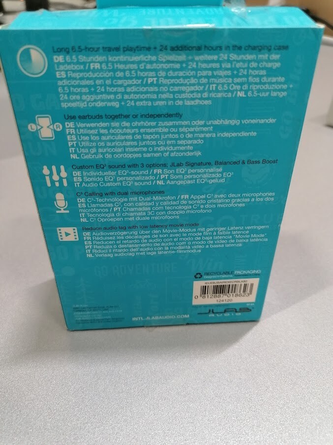 JLab Jbuds Airexecutive  Wireless Earbuds Black Not Working For Parts