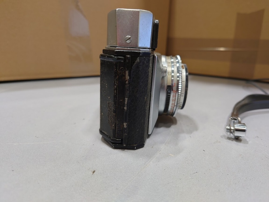 Vintage Ferrania Lince Super Prontor 500 LK Camera 1:2.8/45mm Not Working For Pa