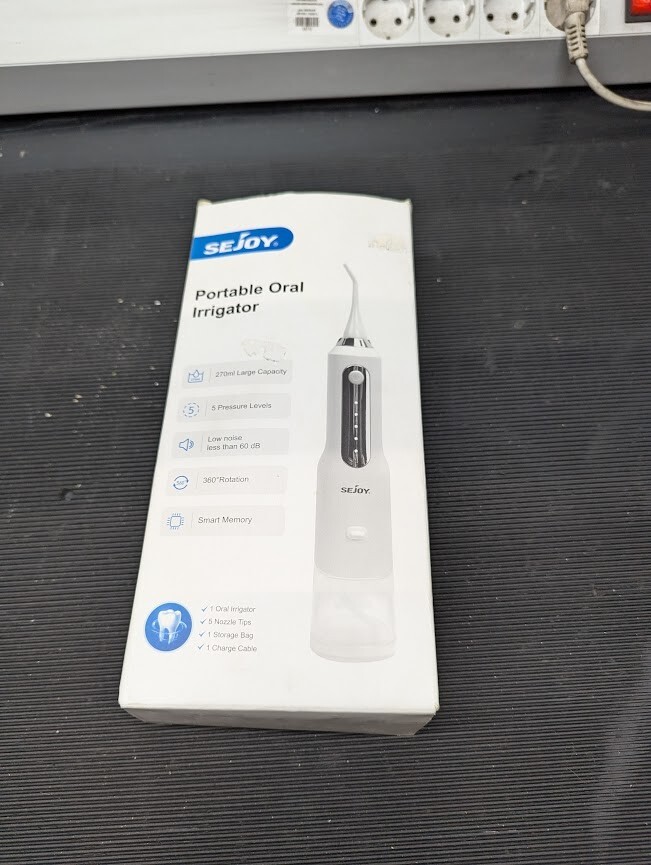 SEJOY C 10S Portable Oral Irrigator - Non-Working, Sold As-Is