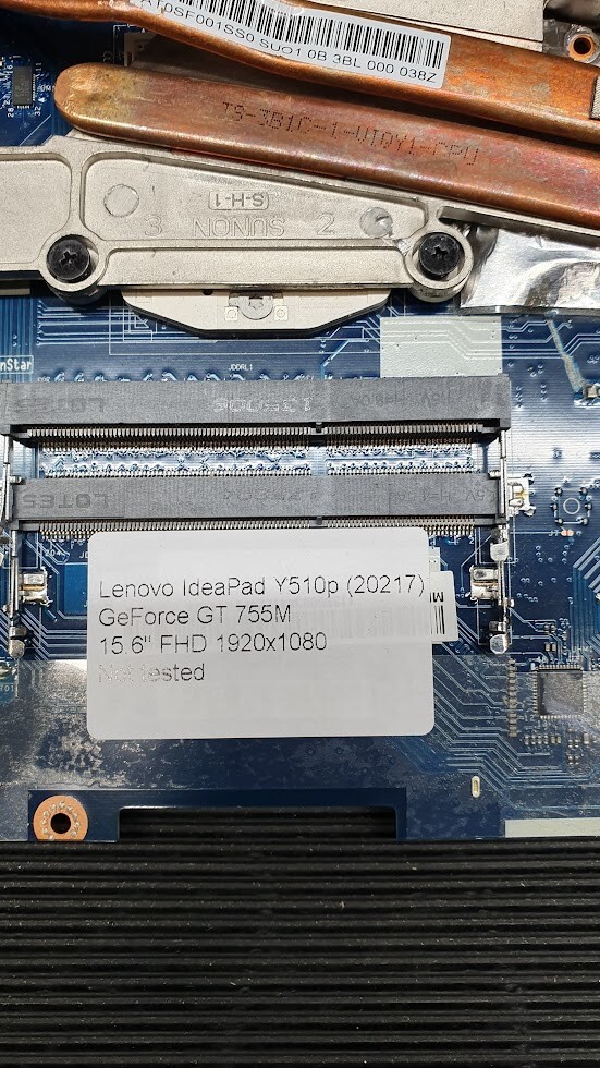 Lenovo Ideapad Y510p Laptop Motherboard Geforce GT 755M Not Working For Parts