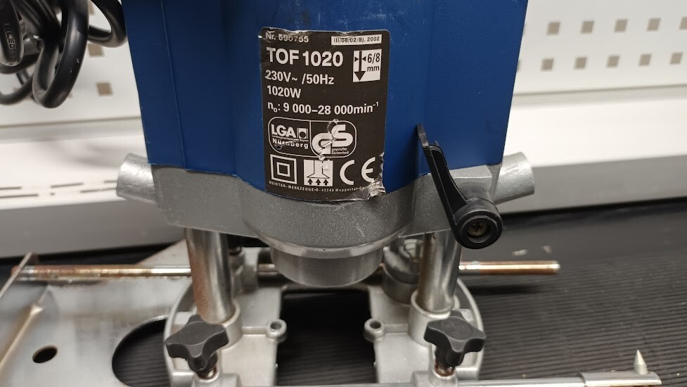 Top Craft TOF 1020 Wood Router Not Working Condition For Parts Or Repair