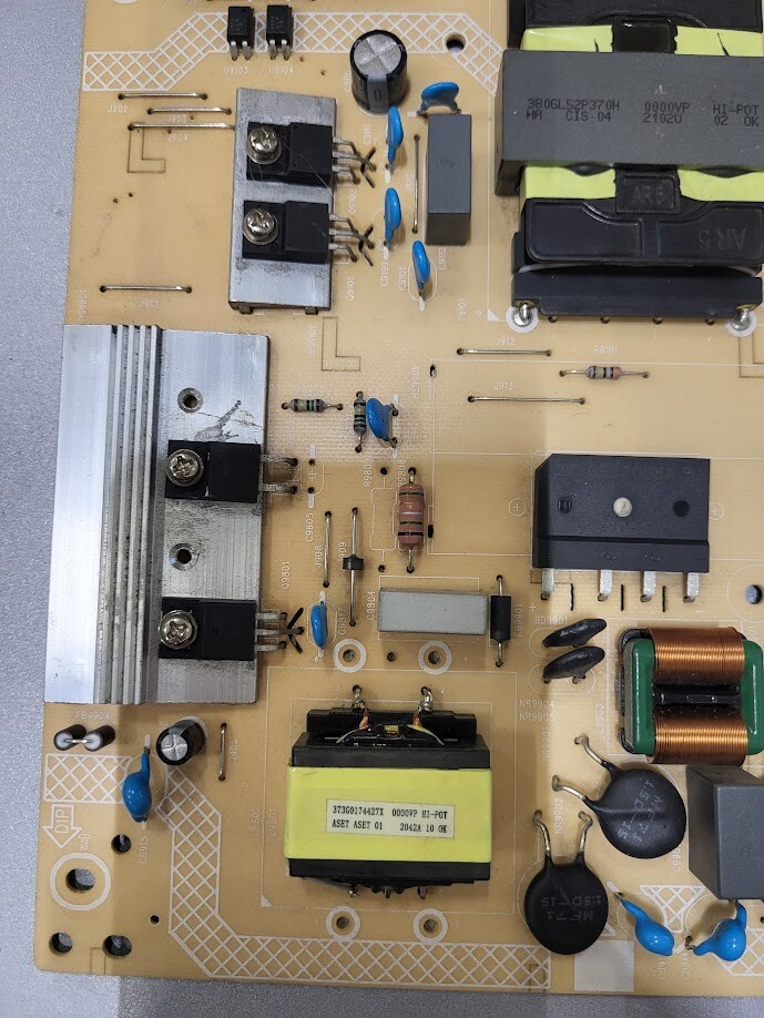 Power Supply Board TPV 715GA018-P01-006-003 S - Untested, For Parts/Repair