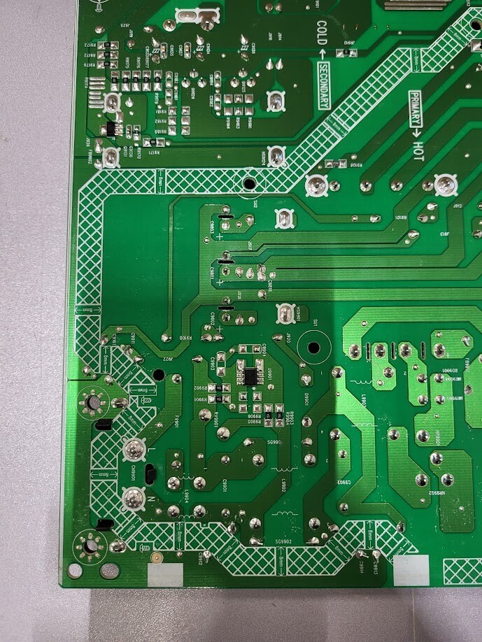 Power Supply Board TPV 715GA018-P01-006-003 S - Untested, For Parts/Repair