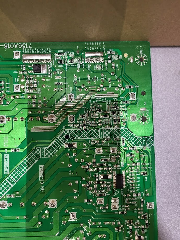 Power Supply Board TPV 715GA018-P01-006-003 S - Untested, For Parts/Repair