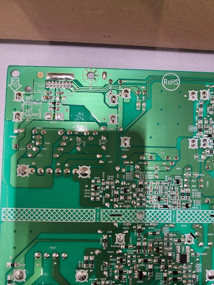 TPV Power Supply Board 715G9324-P02-001-003M - Untested, For Parts/Repair