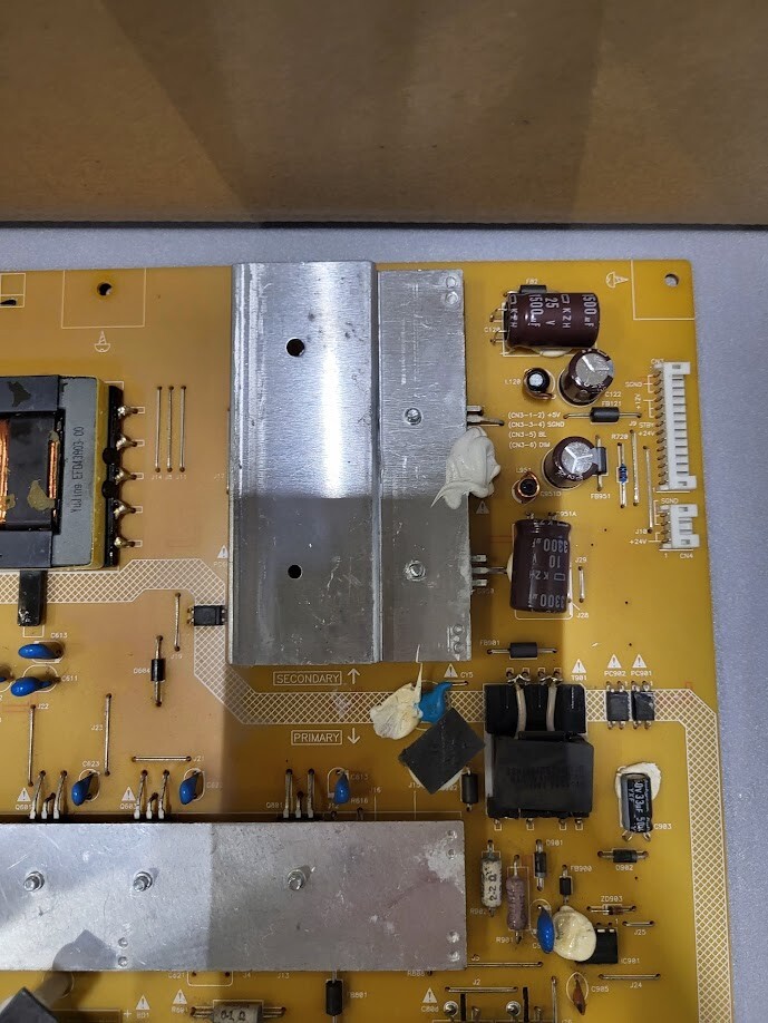 Delta DPS-214CP Power Supply Board - Untested, For Parts/Repair