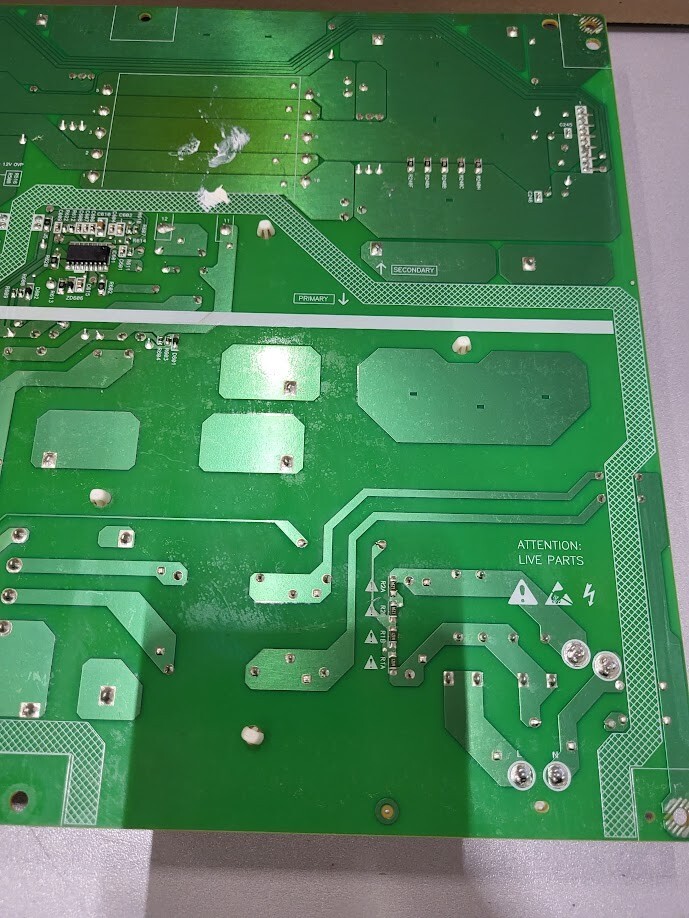 Delta DPS-214CP Power Supply Board - Untested, For Parts/Repair