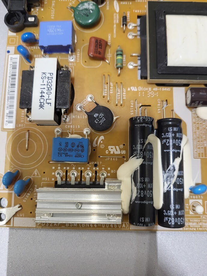 Samsung PD32AF_BSM BN44-00460A Power Supply Board for Parts or Repair Untested