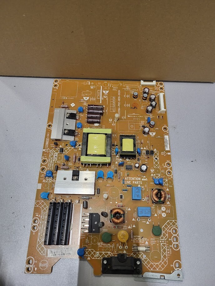 715G5194-P02-W20-002H Green Power Board – Ideal for Parts or Repair Untested