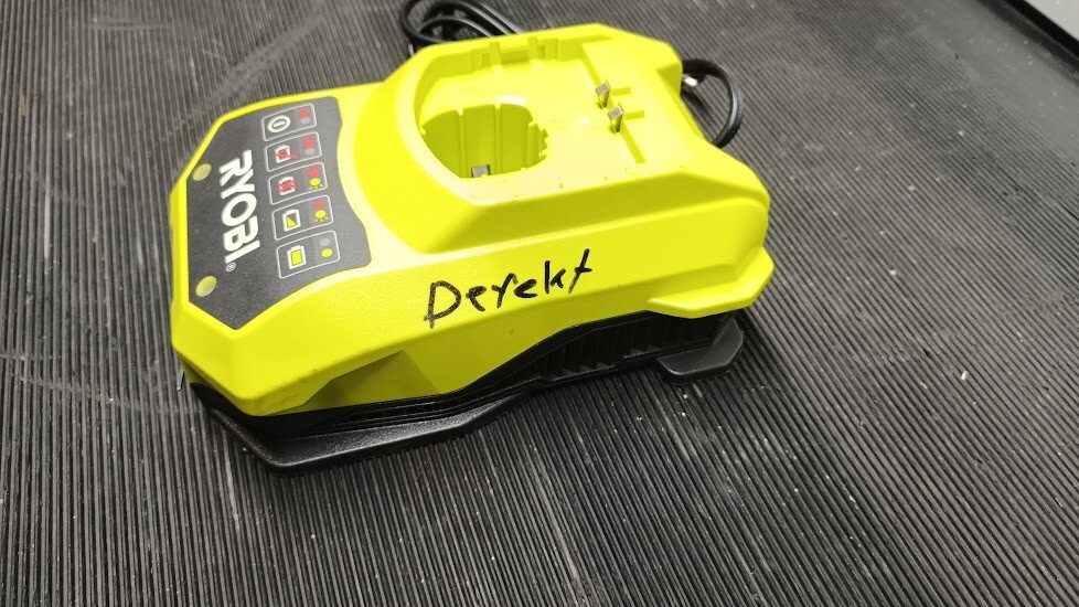 Used Ryobi BCL14181H 18V Battery Charger - Not Working, For Parts or Repair