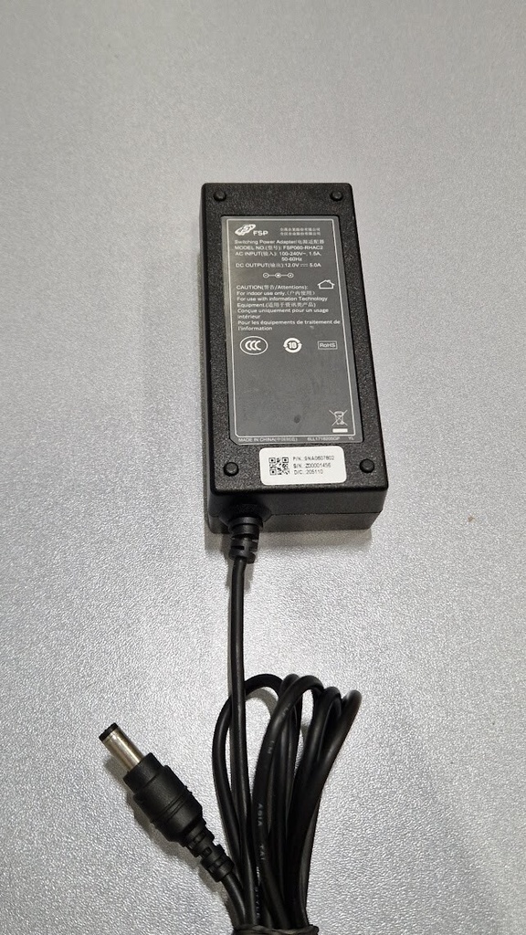 FSP FSP060-RHAC2 Power Adapter 12.0V 5.0A Used Working Without Power Cord