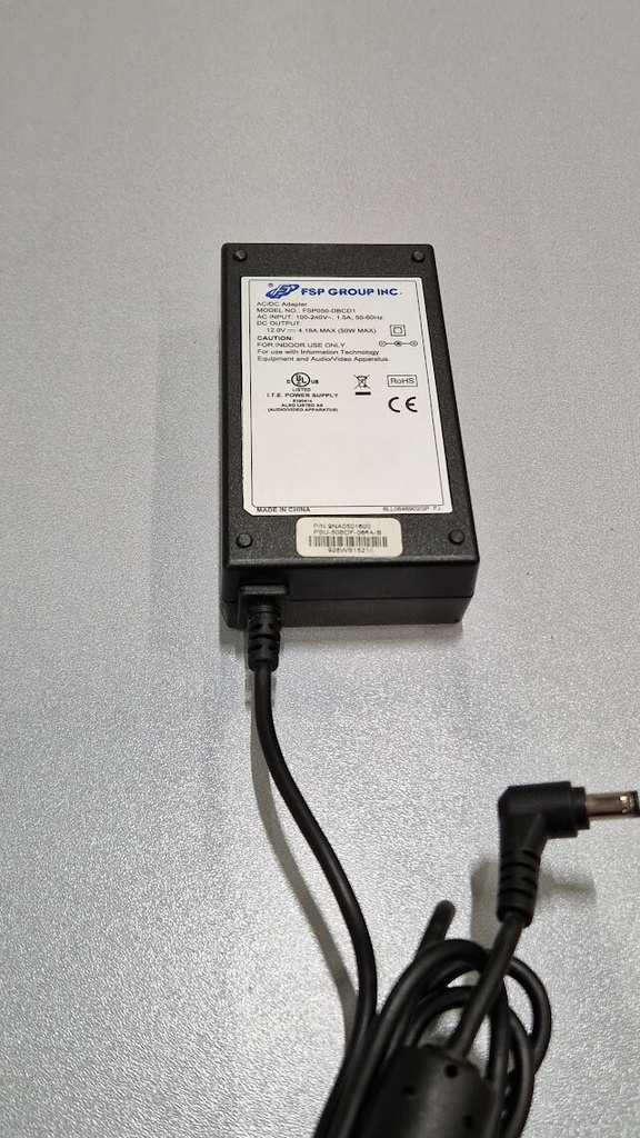 FSP FSP050-DBCD1 AC/DC Adapter 12.0V 4.16A Used Working Without Power Cord