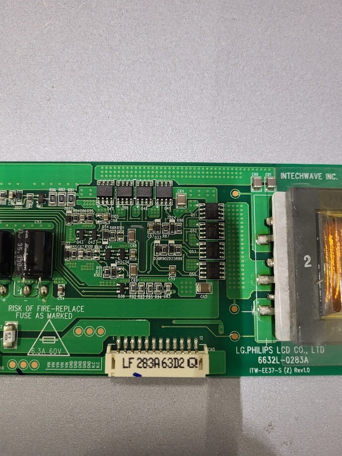 LG Philips PCB Board Model 6632L-0283A (ITW-EE37-S) - Essential LCD Component