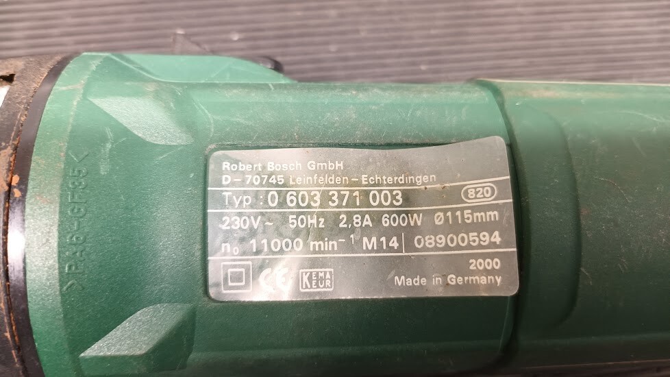 Bosch Professional PWS 600 Angle Grinder - Used, Not Working, For Parts/Repair