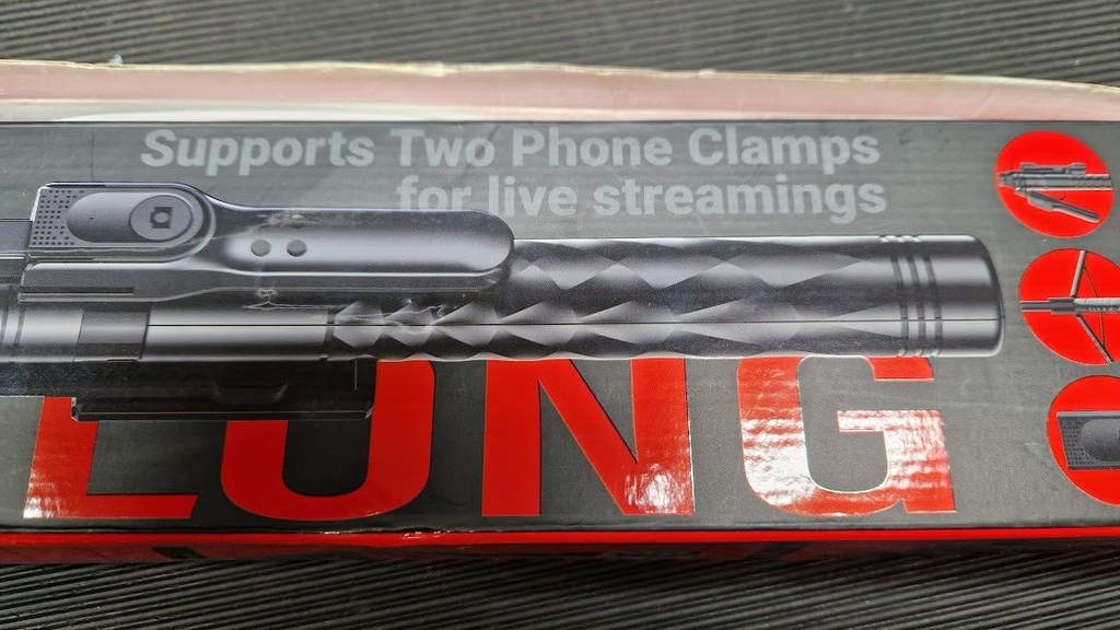 K28 Long Selfie Stick Tripod with Detachable Remote Broken For Parts