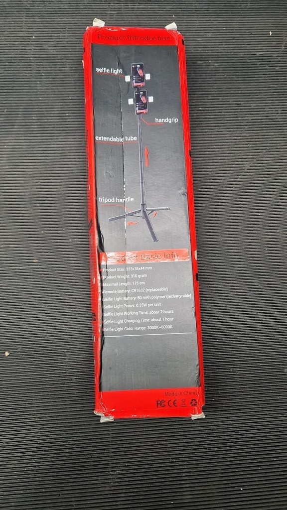 K28 Long Selfie Stick Tripod with Detachable Remote Broken For Parts