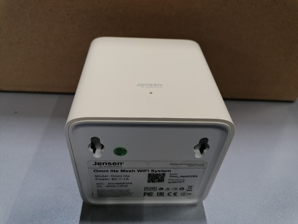 Jensen Omni Lite Mesh Wifi System Wireless Point White Used Working