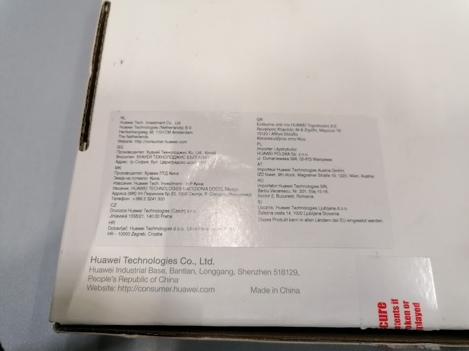 Huawei LTE CPE B311-221 4G Wi-Fi Router White Used Working