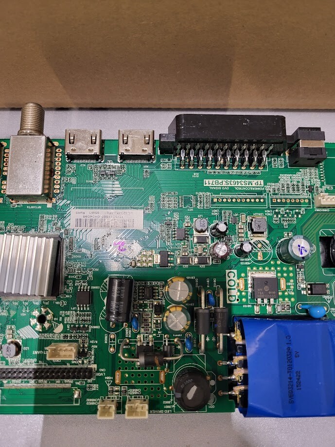 Main Board TP.MS3463S.PB711 Power & Control DVD Signal Board Working Condition