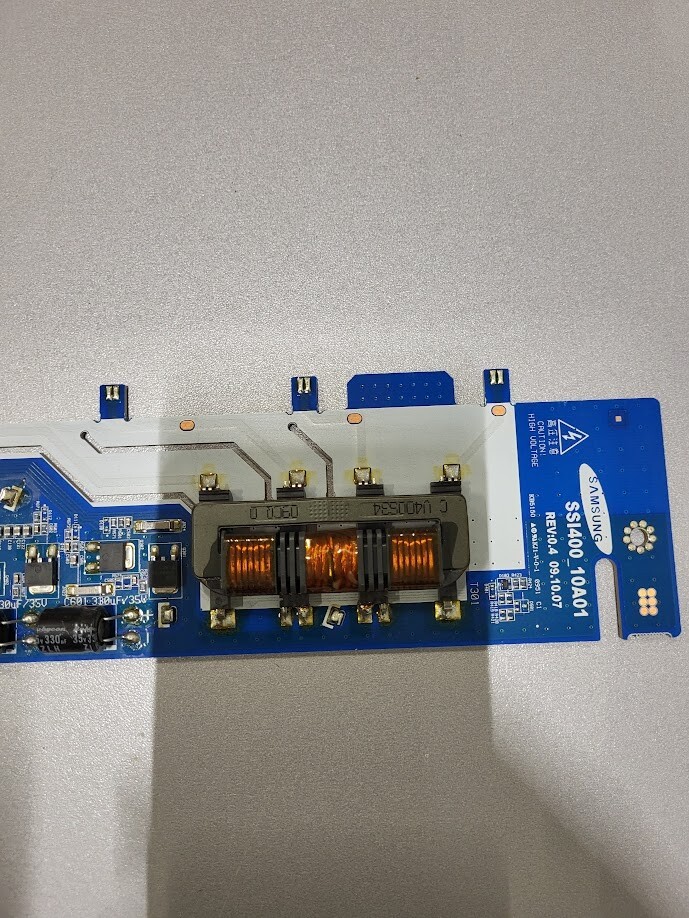 Samsung Power Board SSI400-10A01 | High Voltage | REV: 0.4 Working
