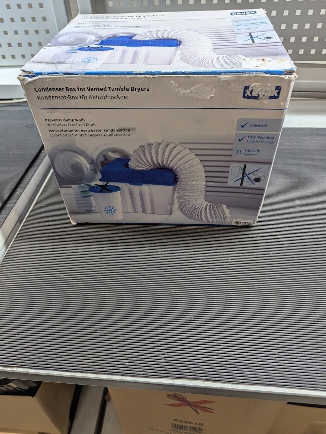 Universal Condenser Box for Vented Tumble Dryers - 7L Capacity Used Working