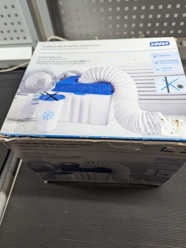 Universal Condenser Box for Vented Tumble Dryers - 7L Capacity Used Working